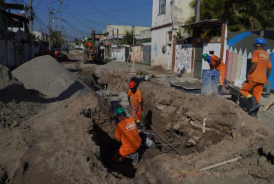 Avançam as obras de macrodrenagem no Mutuaguaçu