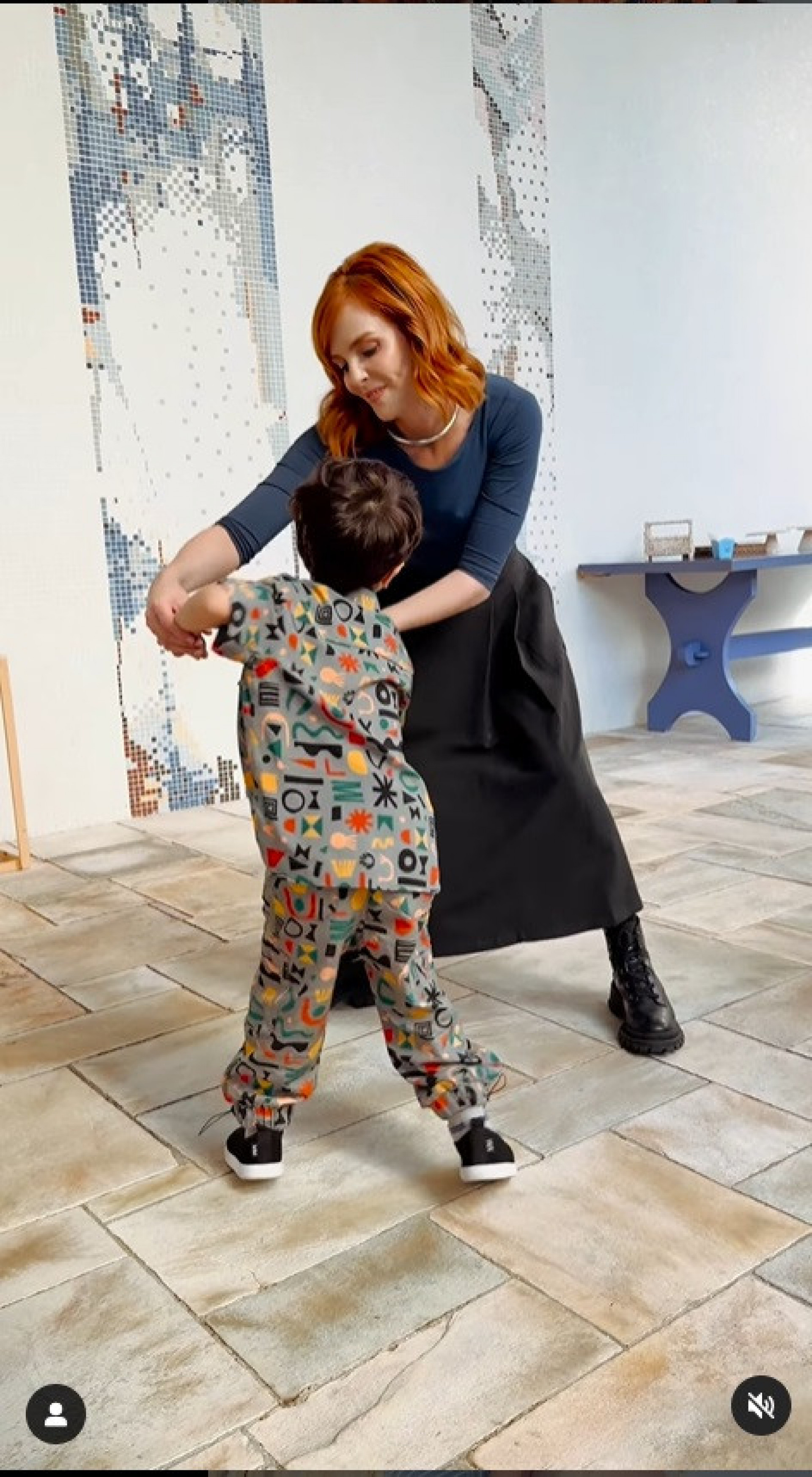 Titi M&uuml;ller e o filho Benjamin completando 4 anos de idade - Reprodu&ccedil;&atilde;o / Instagram