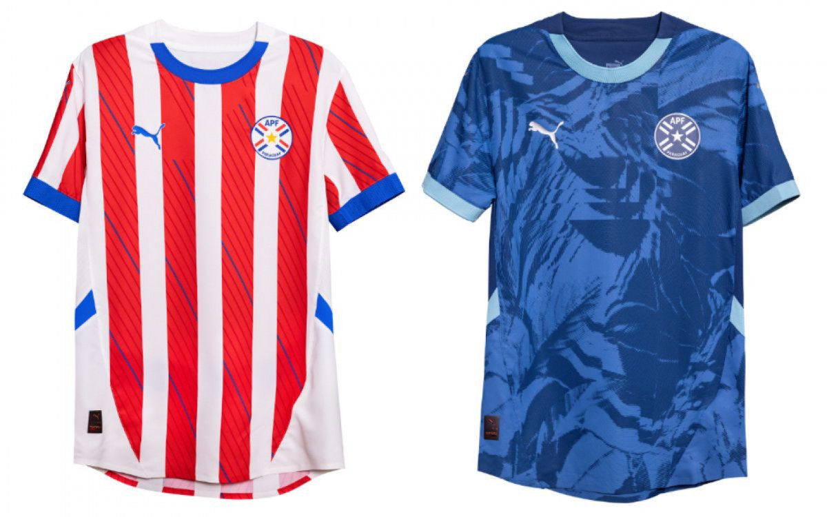 Camisa principal e visitante do Paraguai