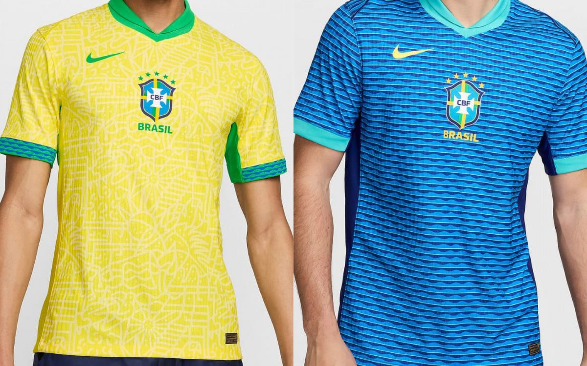Camisa principal e visitante do Brasil - Nike