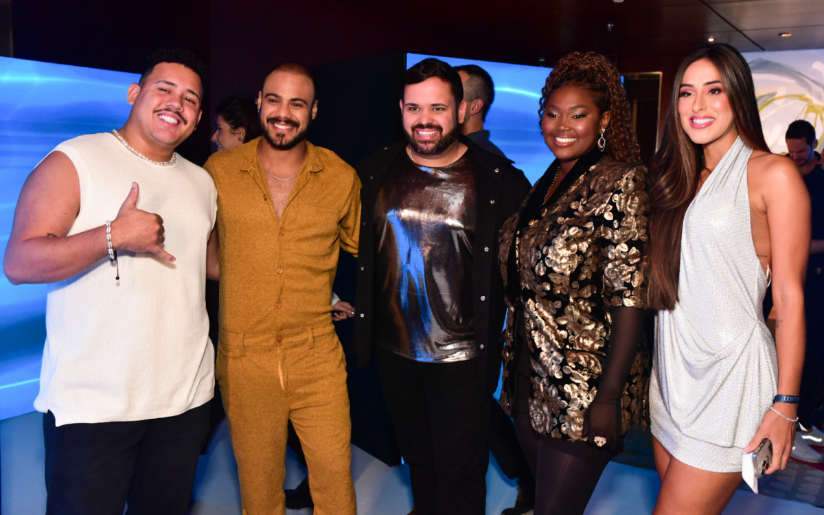 Lucas Buda, Marcos Vinicius,  Michel, Raquele e Deniziane