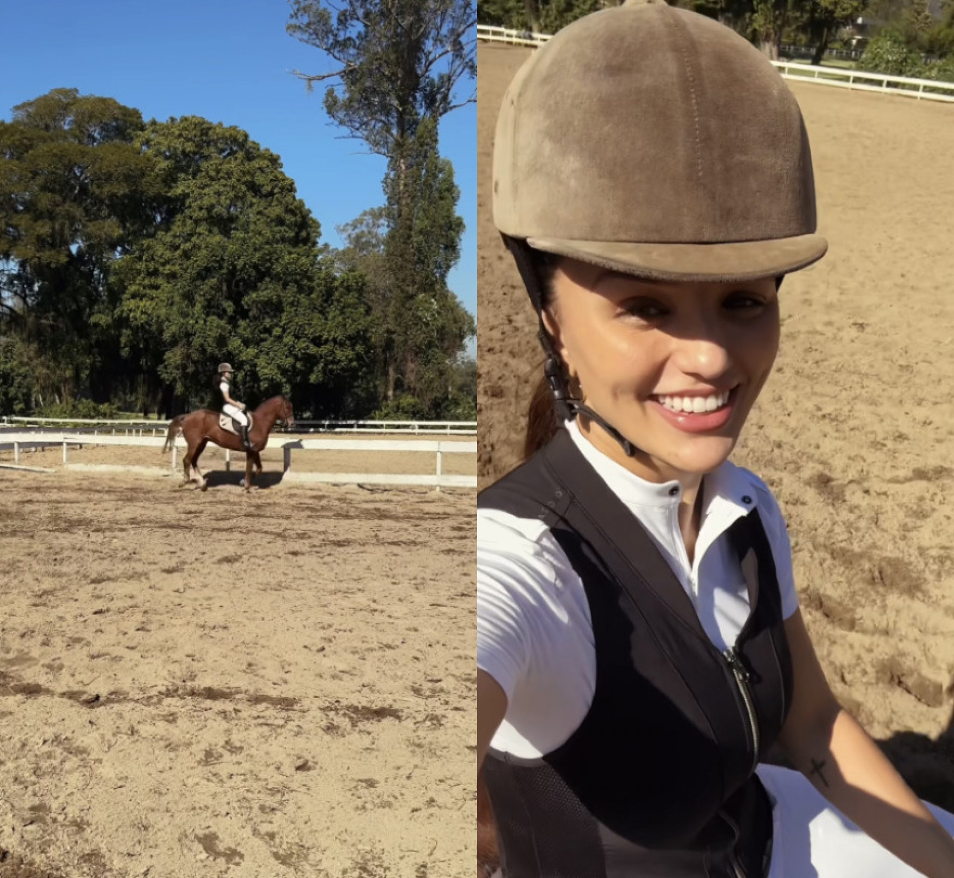 Rafa Kalimann compartilha aula de hipismo - Reprodução