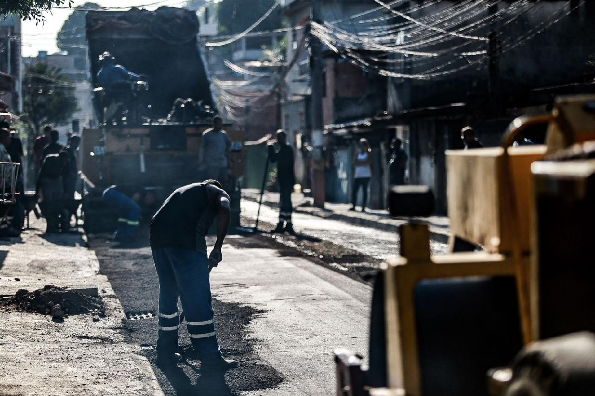 A Rua Mulungu, no bairro Vila Verde, está passando por intervenções - Rafael Barreto/PMBR