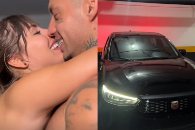 Filipe Ret presenteia namorada com carro de luxo