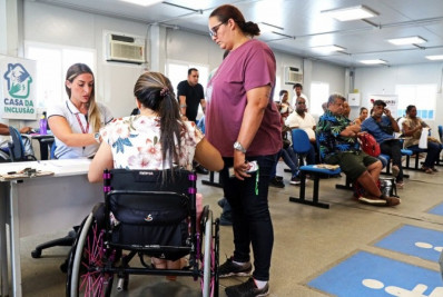 Detran leva atendimento especial para pessoas com deficiência em Meriti