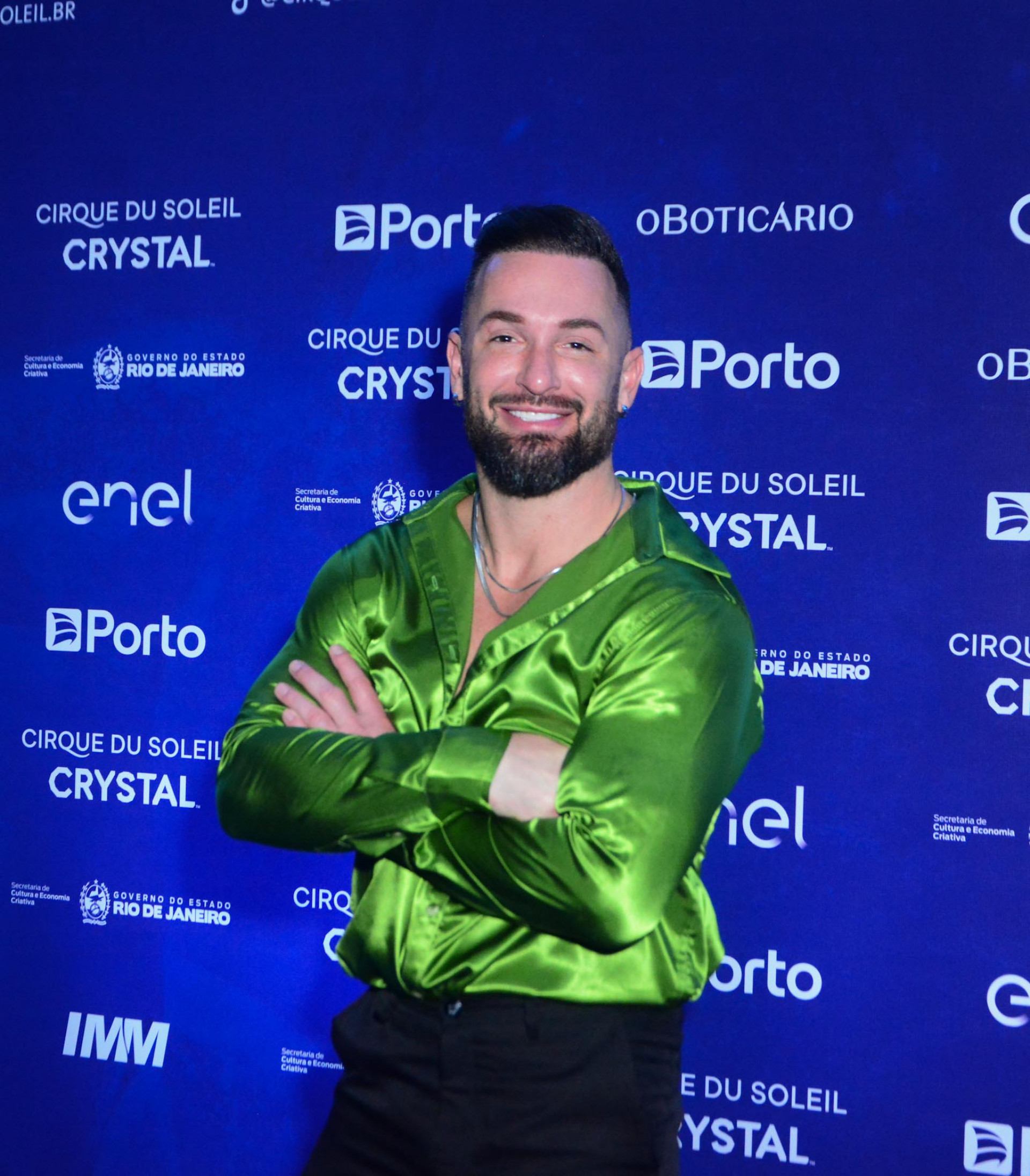 Diego Hypólito prestigia espetáculo do Cirque Du Soleil no Rio - Webert Belicio/ Agnews