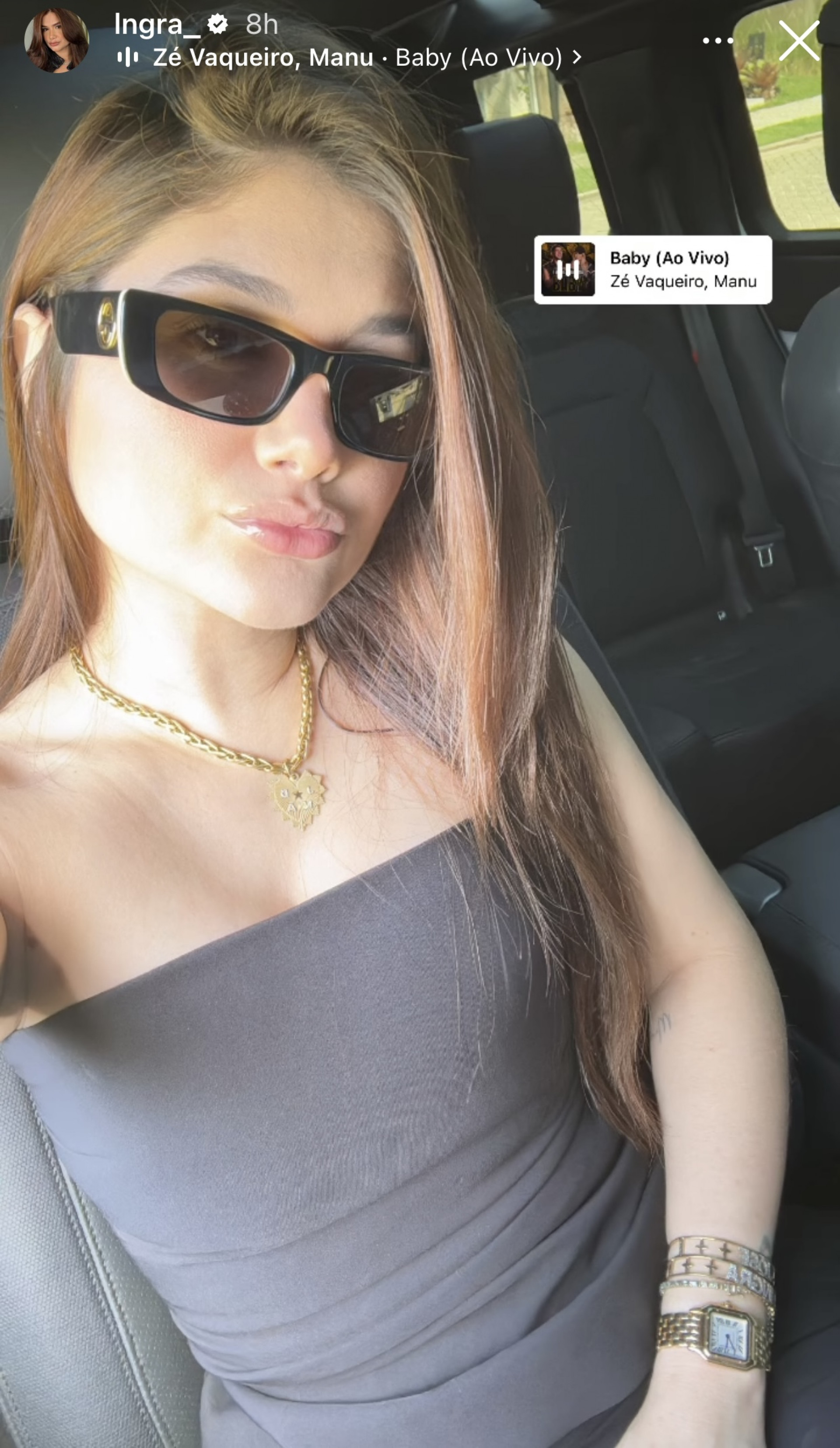 Mulher de Zé Vaqueiro mostra visita ao filho caçula na UTI - Reprodução