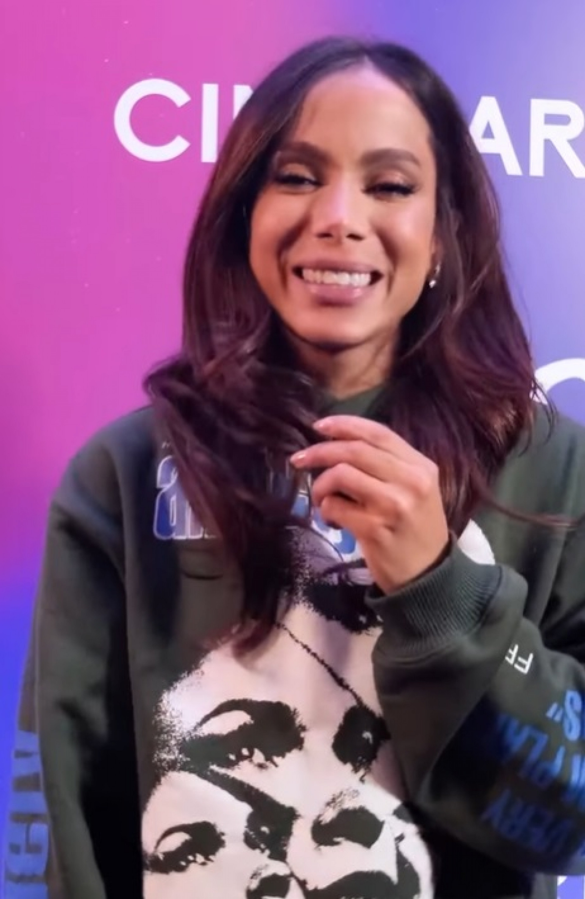 Anitta assiste ao filme 'Divertida Mente 2' - Reprodução de vídeo