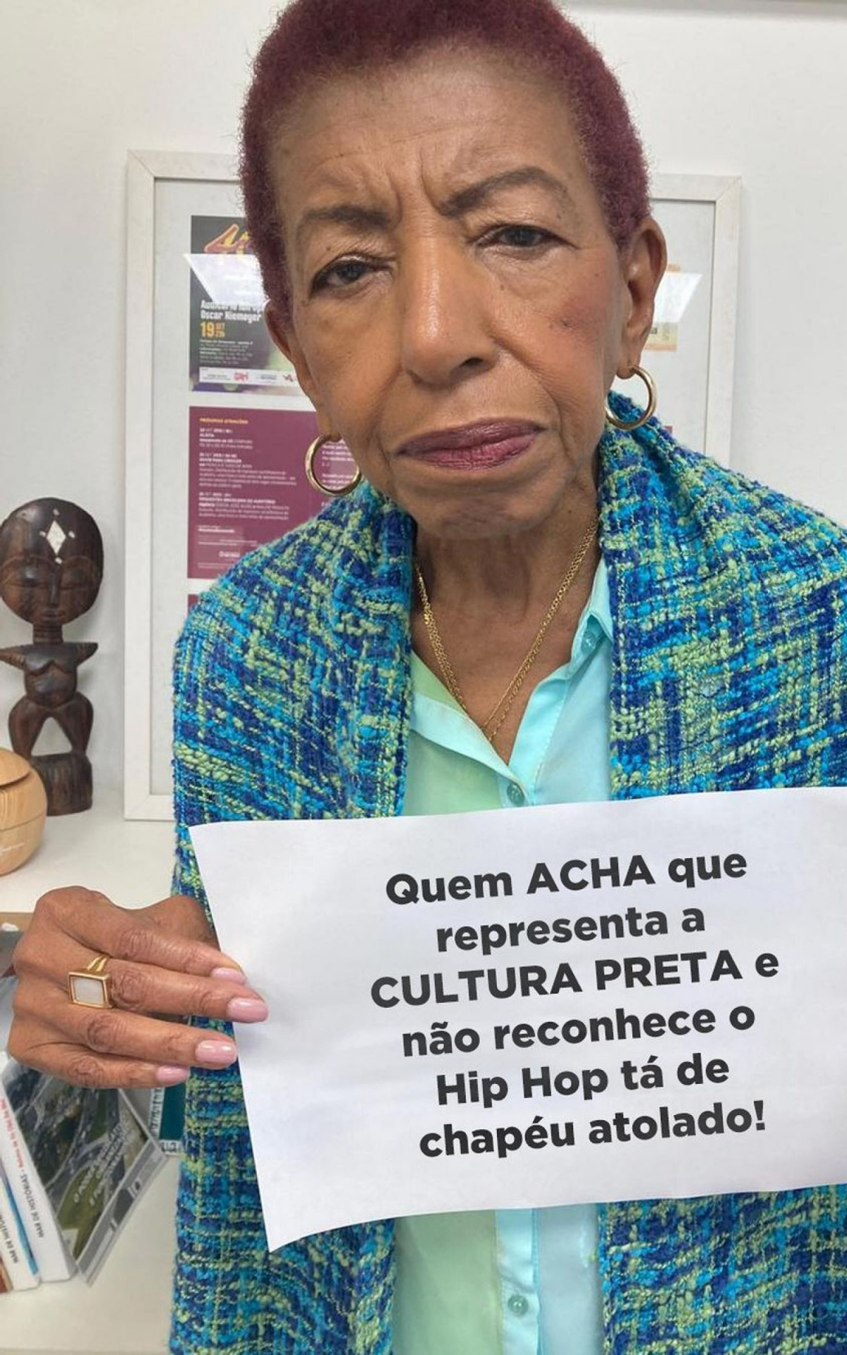 Leci Brandão rebate Ed Motta e defende fãs de hip hop - Reprodução/Instragram