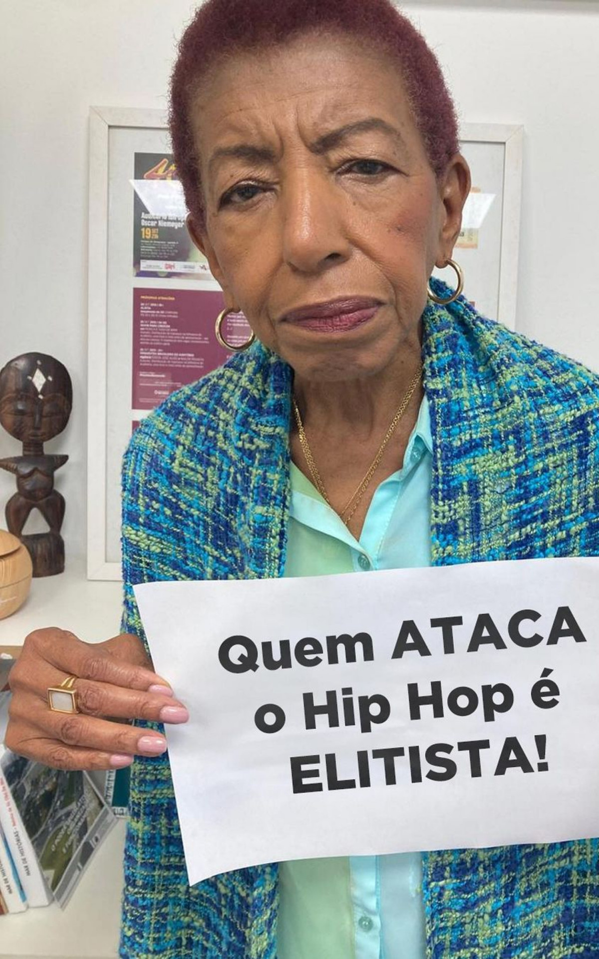 Leci Brandão rebate Ed Motta e defende fãs de hip hop - Reprodução/Instragram