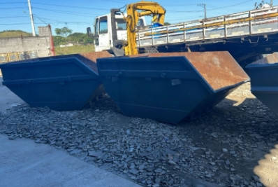 Vila Ideal e Parque Vila Nova, em Caxias, recebem nova caçamba de lixo