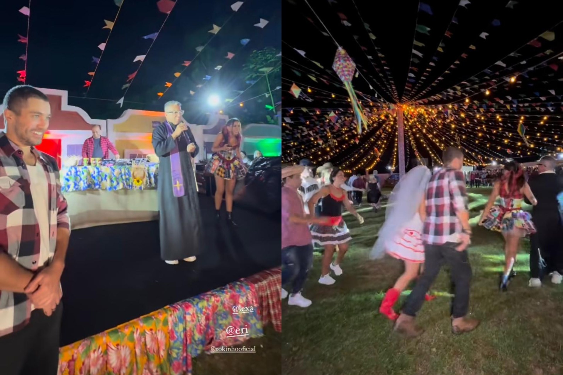 Anitta promove Arraiá e se diverte com amigos famosos
 - Reprodução / Instagram 