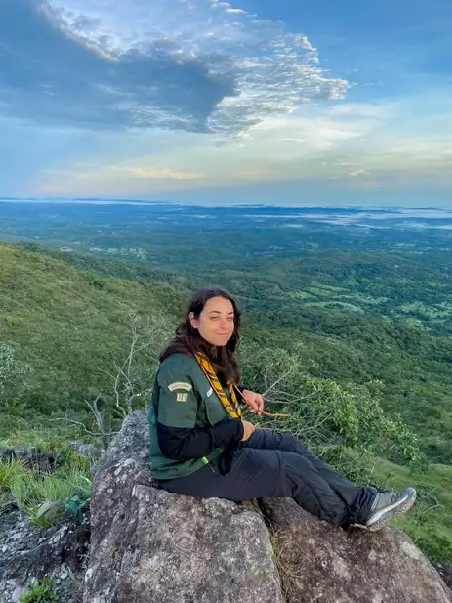 Larissa é escoteira e doa sangue desde os 18 anos