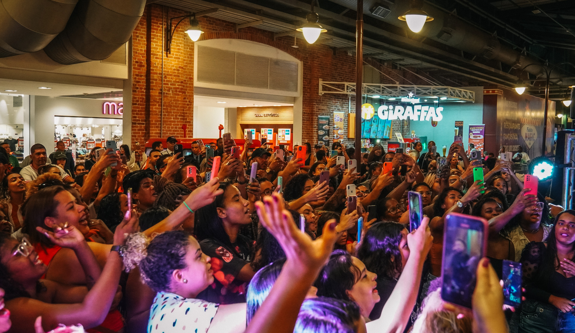 Suel anima o público em shopping do Rio - Divulgação