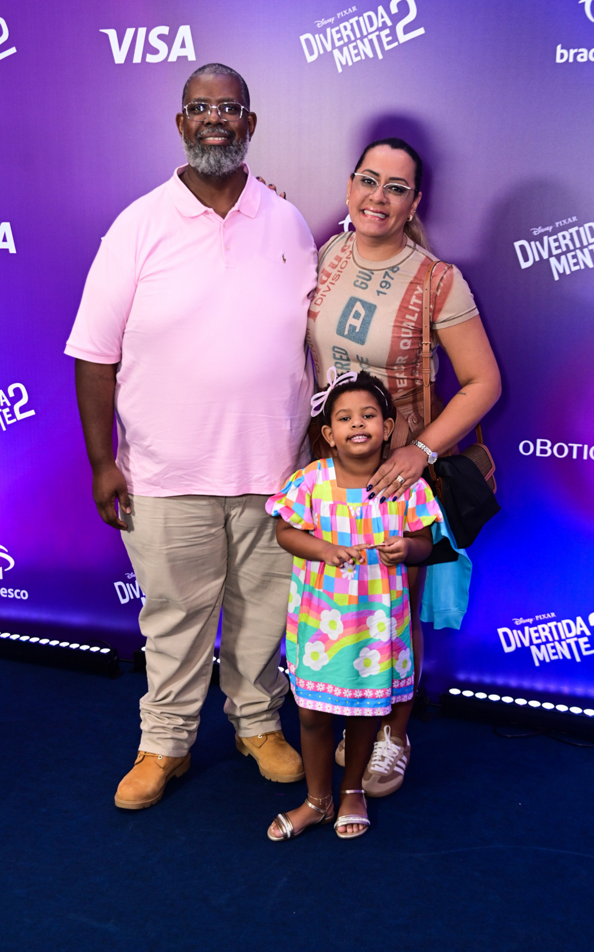 P&eacute;ricles e a fam&iacute;lia na premi&egrave;re de 'Divertida Mente 2'
 - Leo Franco/ Ag News