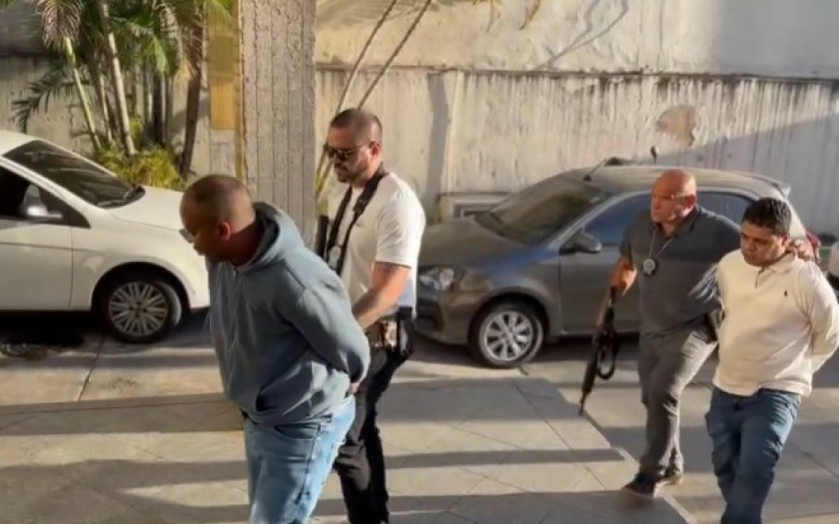 Os três presos têm anotações em São Paulo por crimes patrimoniais