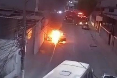 Motorista morre carbonizado após acidente no bairro São Geraldo, em Volta Redonda