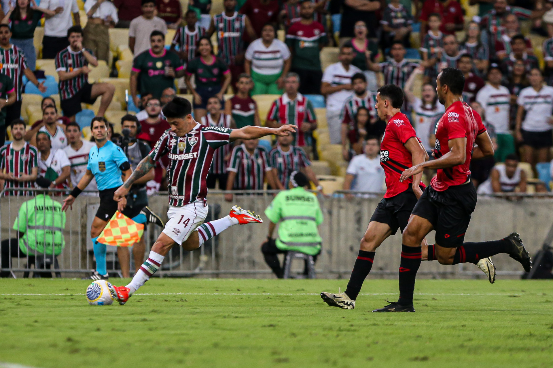 Germ&aacute;n Cano passou em branco mais uma vez e vive m&aacute; fase pelo Fluminense - Marcelo Gon&ccedil;alves/Fluminense