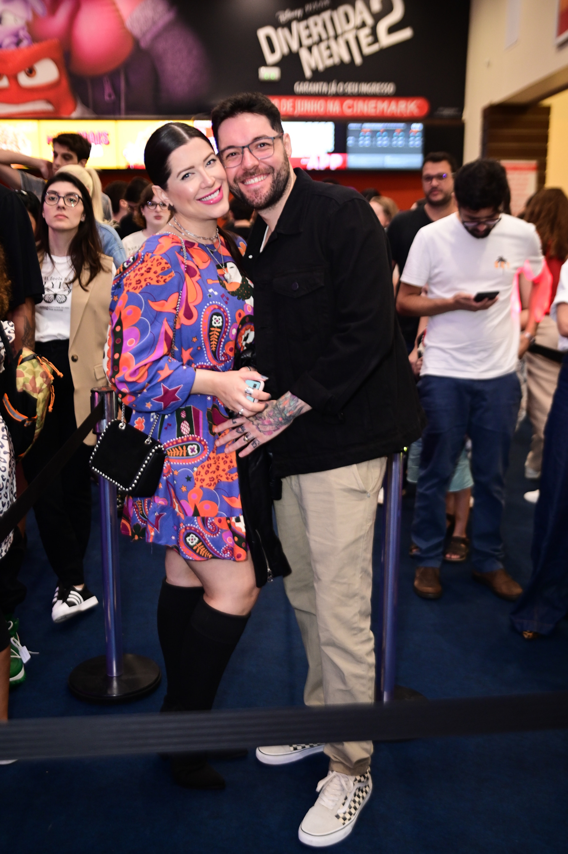 Andressa Ganacin e Nasser na premi&egrave;re de 'Divertida Mente 2'
 - Leo Franco/ Ag News