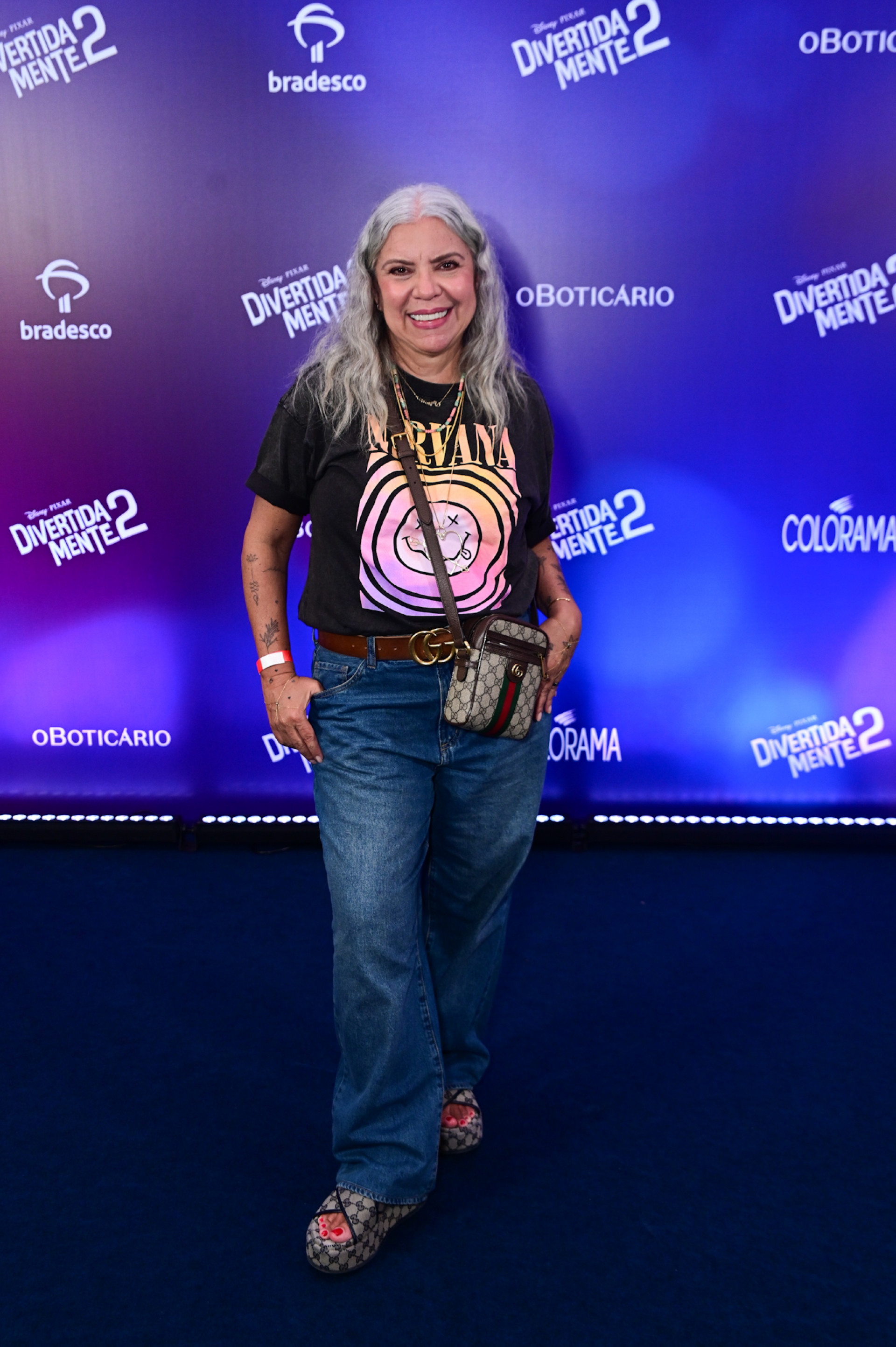 Astrid Fontenelle na premi&egrave;re de 'Divertida Mente 2'
 - Leo Franco/ Ag News