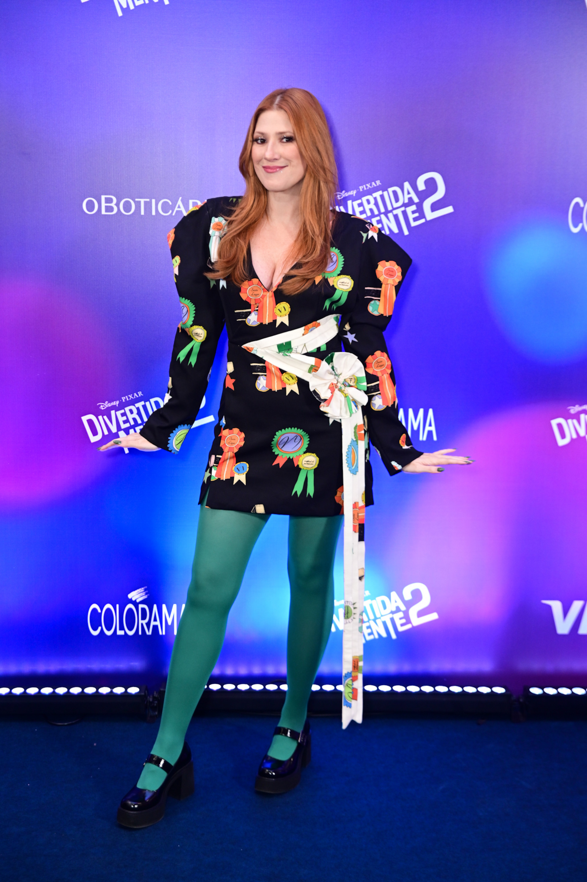 Dani Calabresa na premi&egrave;re de 'Divertida Mente 2'
 - Leo Franco/ Ag News