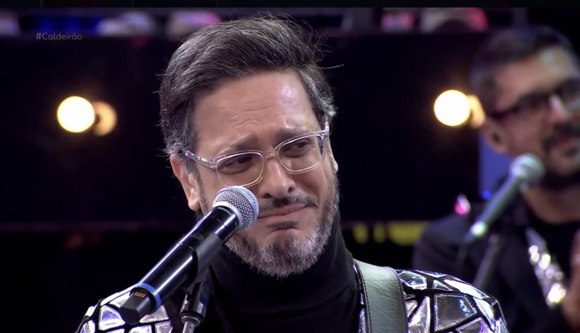 Lucio Mauro Filho se emociona com homenagens de Marieta Severo e Marco Nanini no 'Caldeirão' - Reprodução/ TV Globo