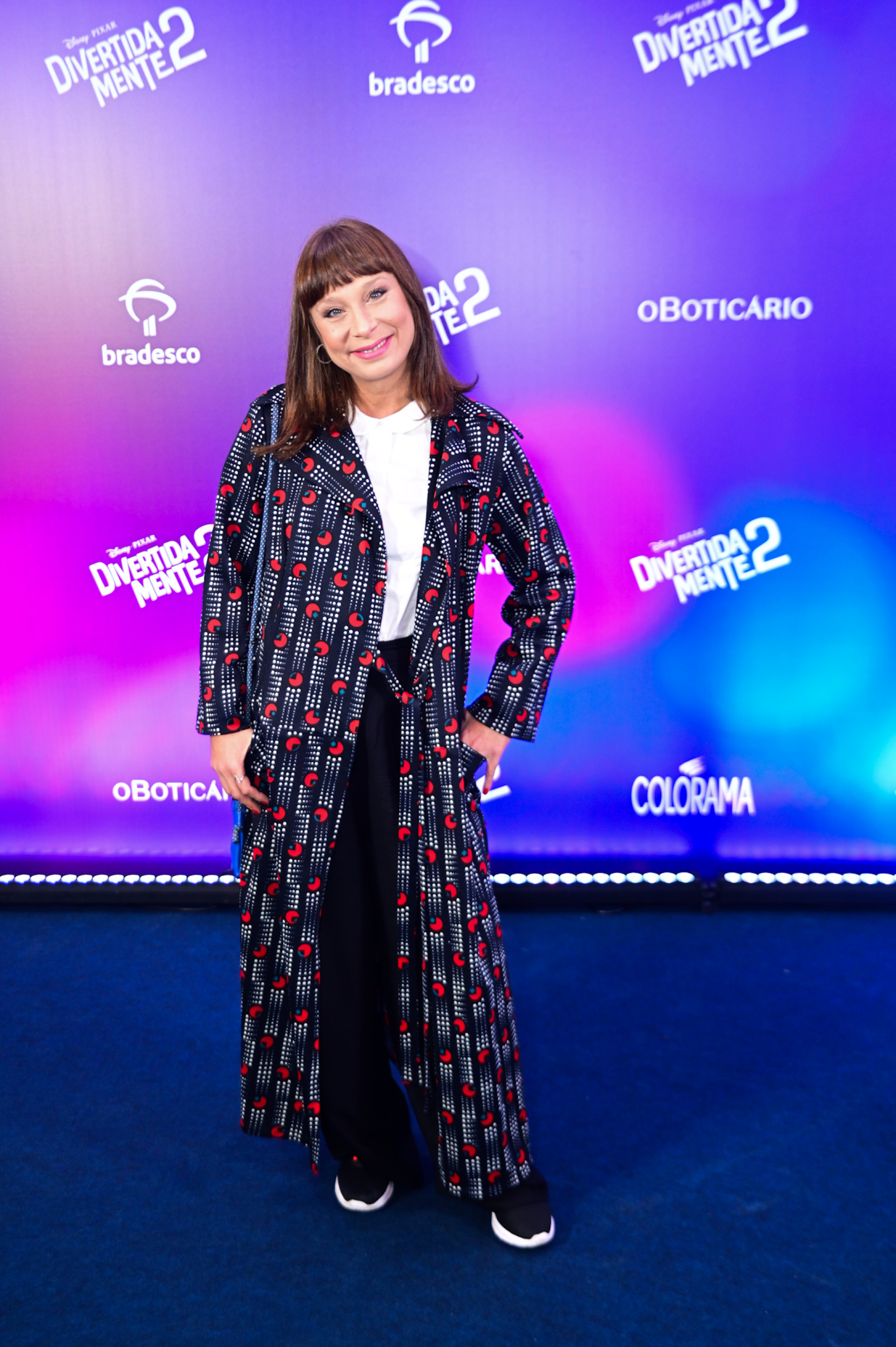 Katiuscia Canoro na premi&egrave;re de 'Divertida Mente 2'
 - Leo Franco/ Ag News