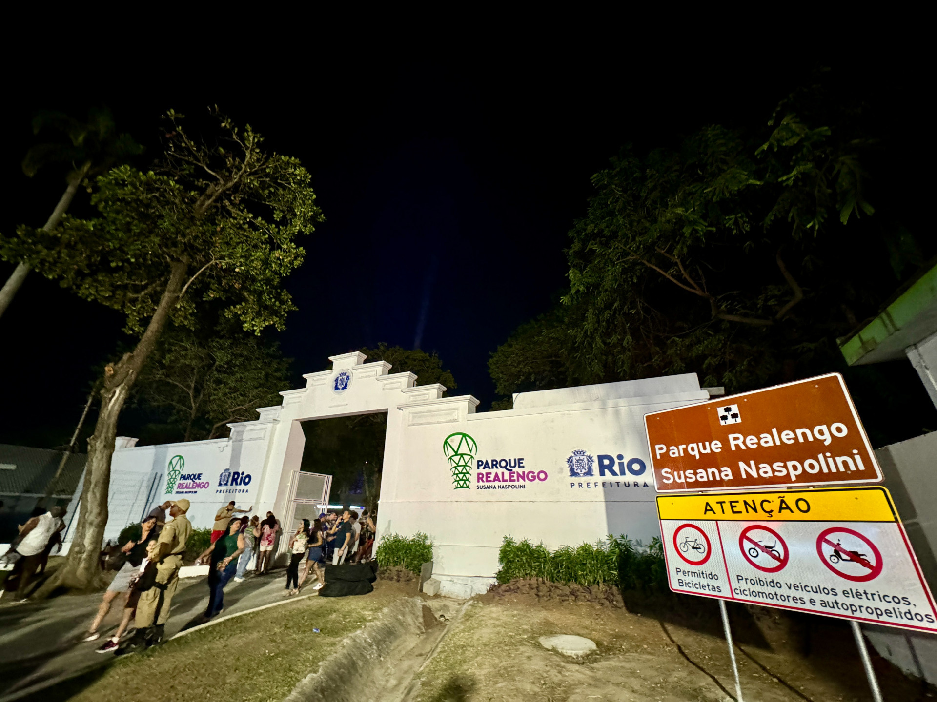 Entrada do parque - Divulgação / Prefeitura