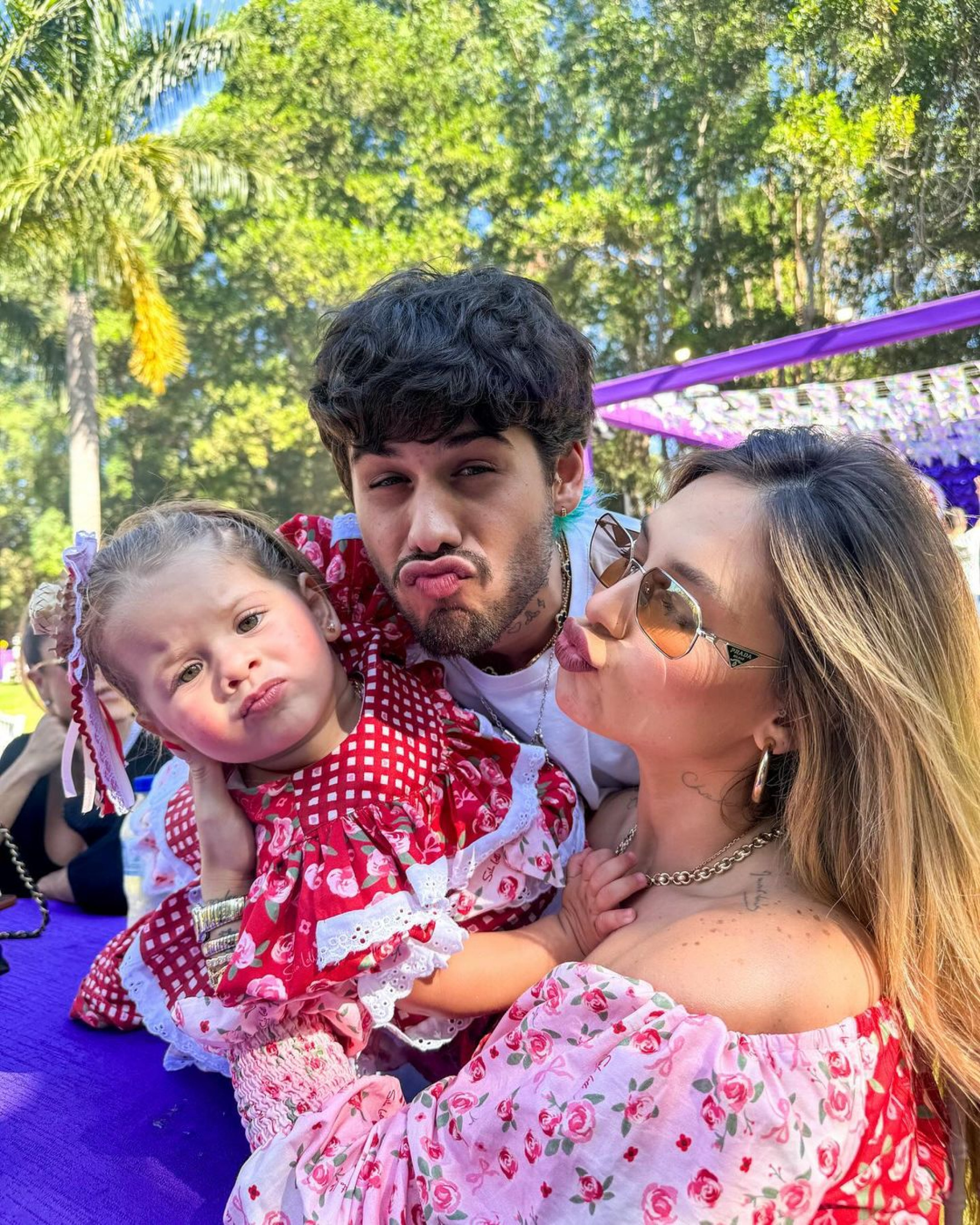 Virginia se derrete em primeira quadrilha da filha - Reprodução