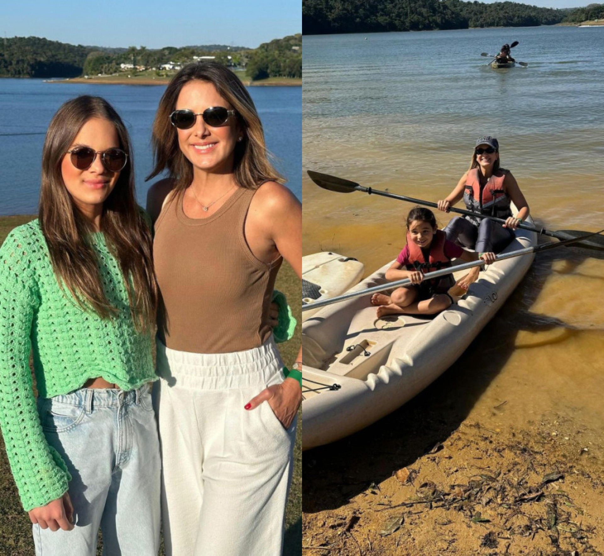 Ticiane Pinheiro curte resort com as filhas - Reprodução