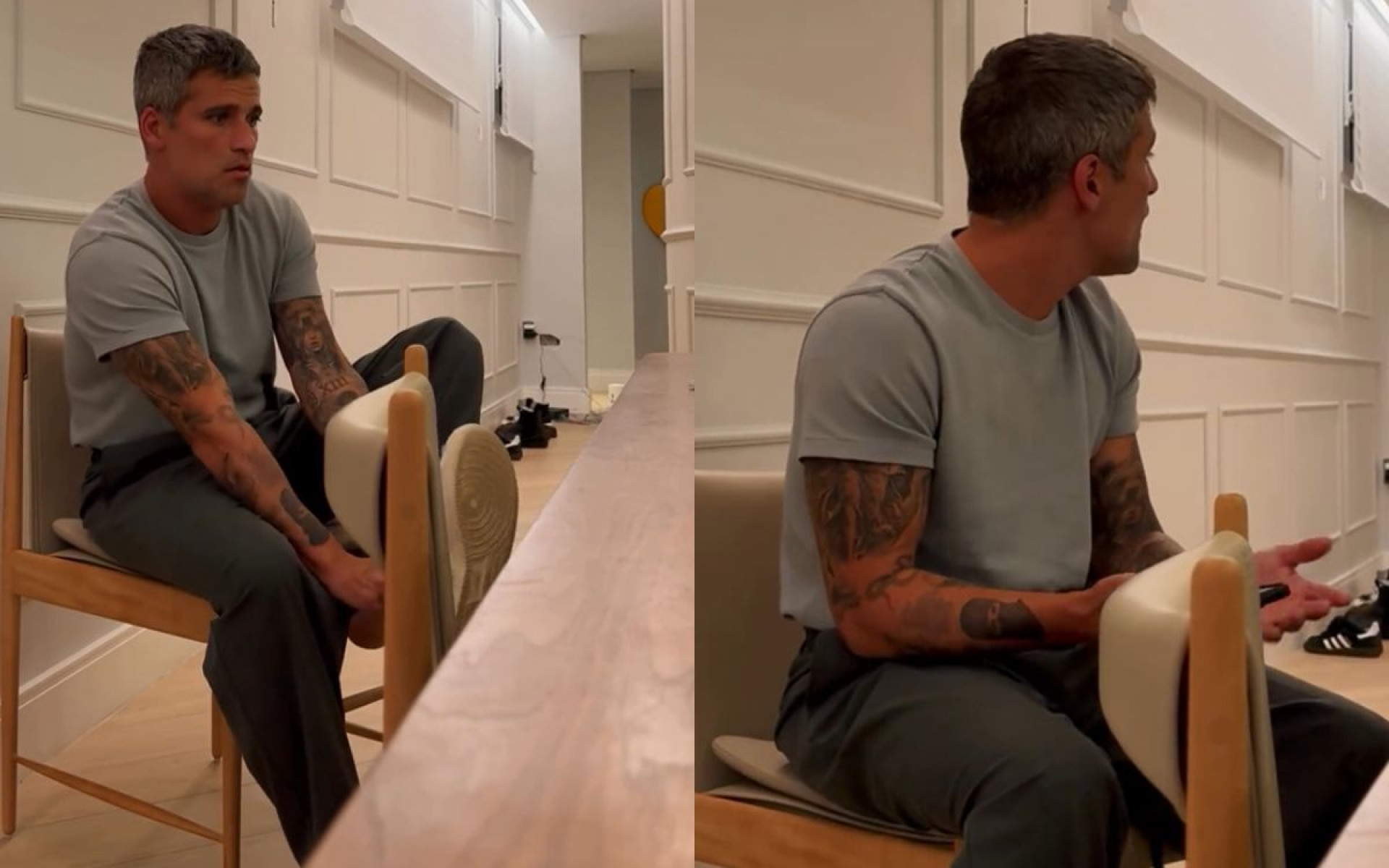 Bruno Gagliasso cai em pegadinha de Giovanna Ewbank e se arruma para compromisso inexistente - Reprodução / Instagram