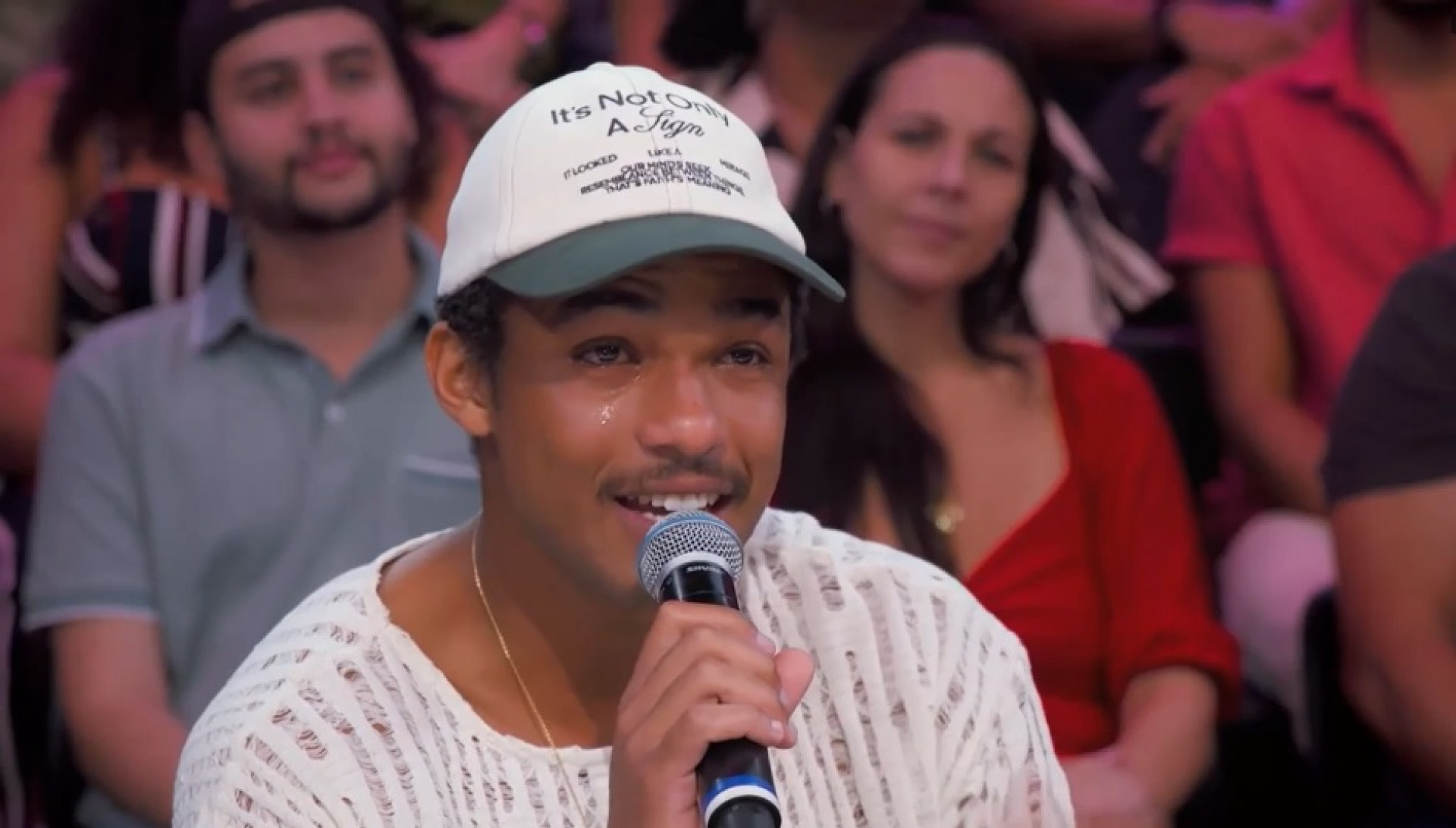 Juan Paiva participa do 'Domingão com Huck' - Reprodução de vídeo / TV Globo