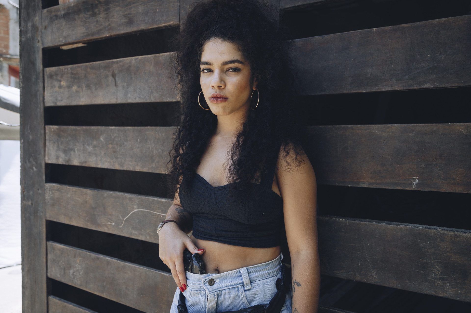 Maria Bomani interpreta Rebeca em 'Bandida: a número 1' - Karime França / Divulgação