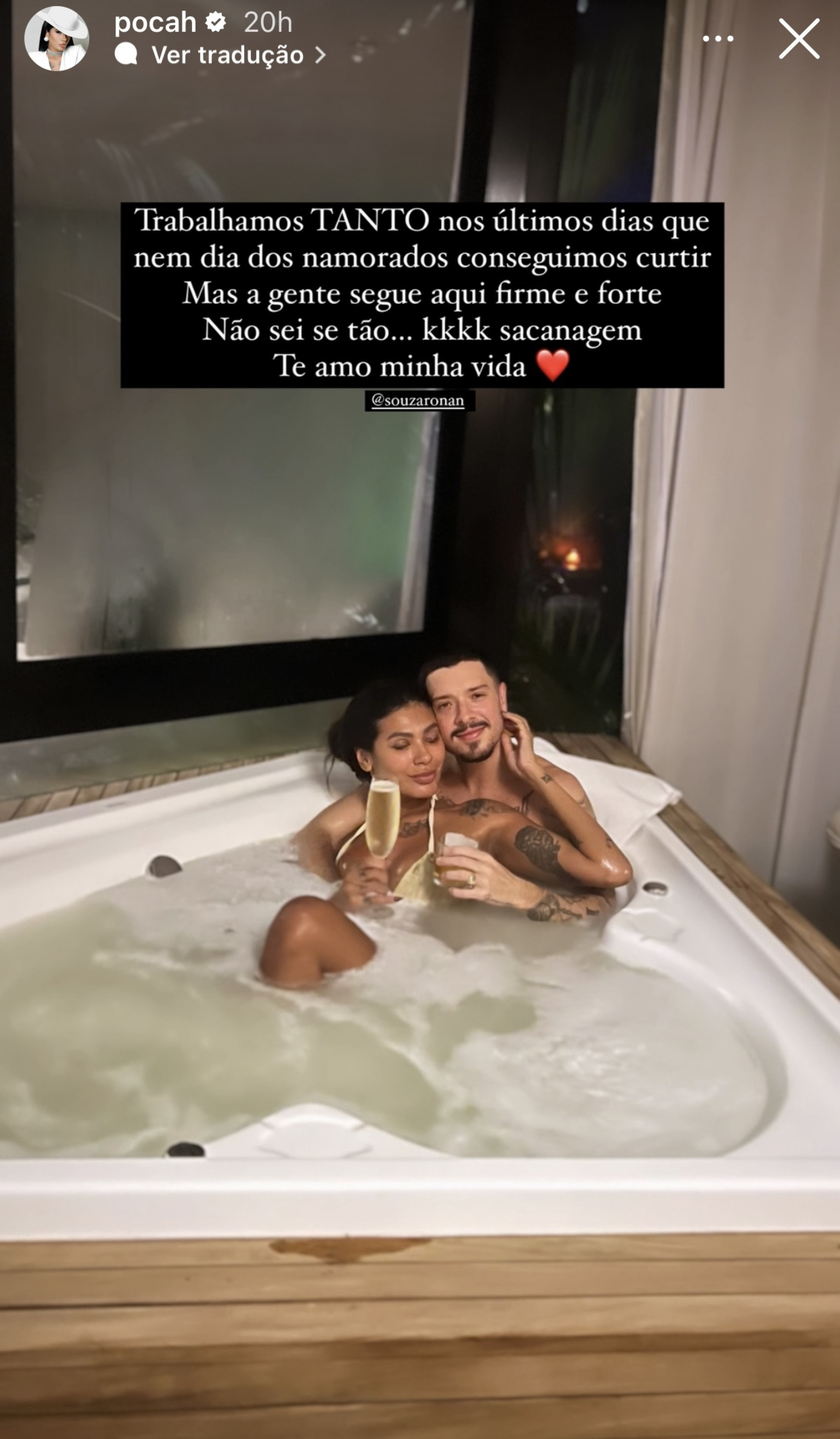 Pocah curte spa com o noivo - Reprodução