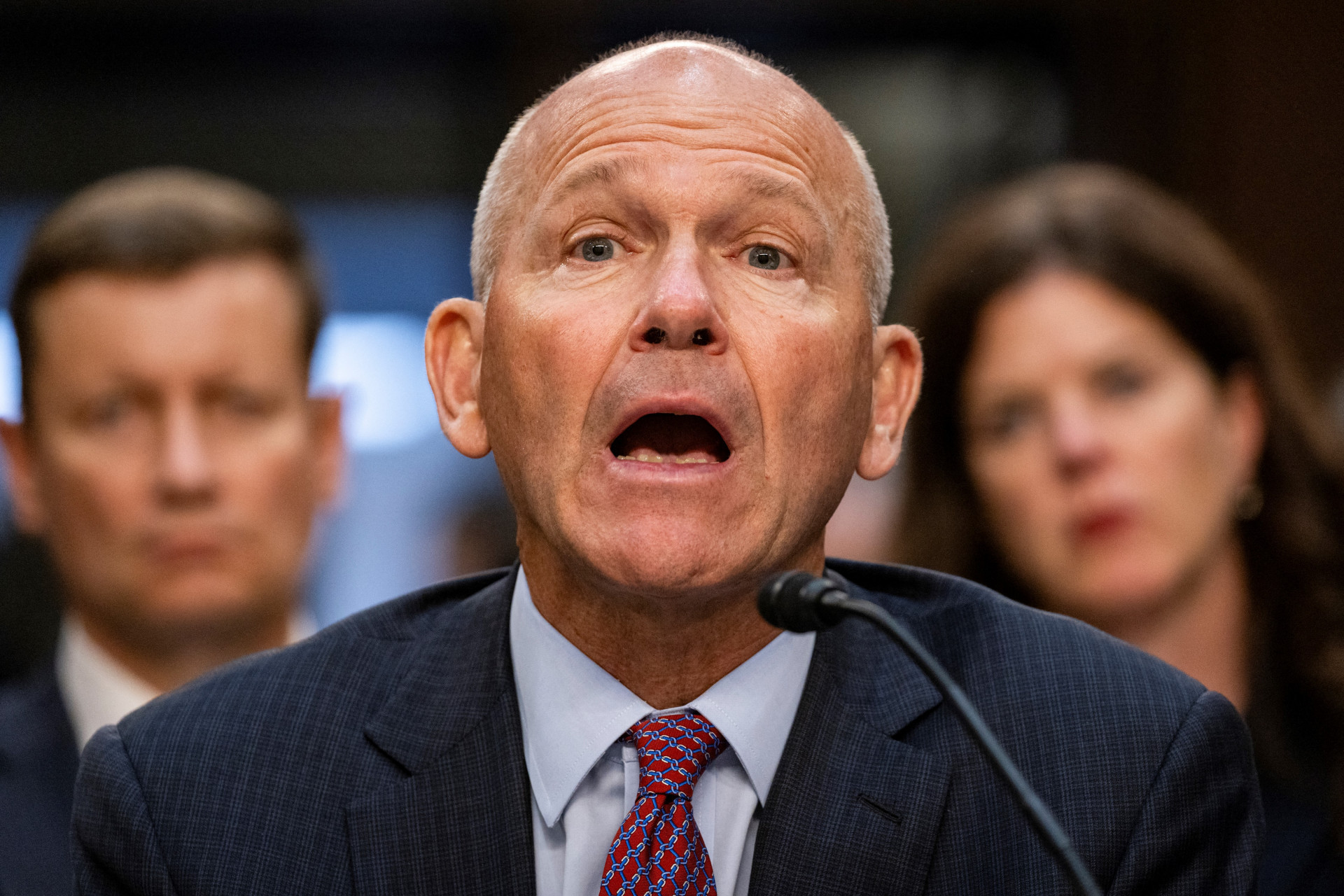 CEO da Boeing, Dave Calhoun, reconheceu a 'gravidade' em relação aos controles de qualidade - AFP