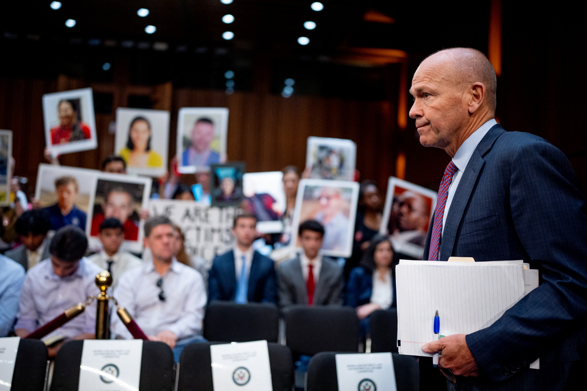 CEO da Boeing, Dave Calhoun, reconheceu a 'gravidade' em relação aos controles de qualidade - AFP