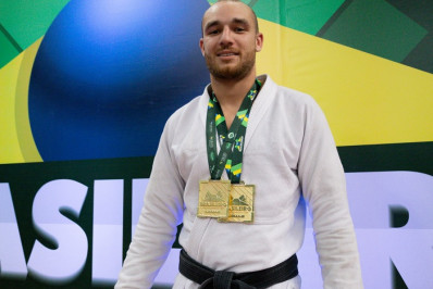 Faixa-preta Lucas Amorim brilha no Brasileiro de Jiu-Jitsu da CBJJD
