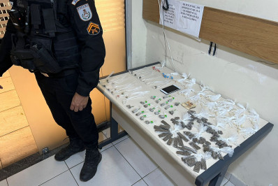 PM prende suspeito de tráfico com mais de R$ 2,5 mil em drogas no Jardim Cidade do Aço