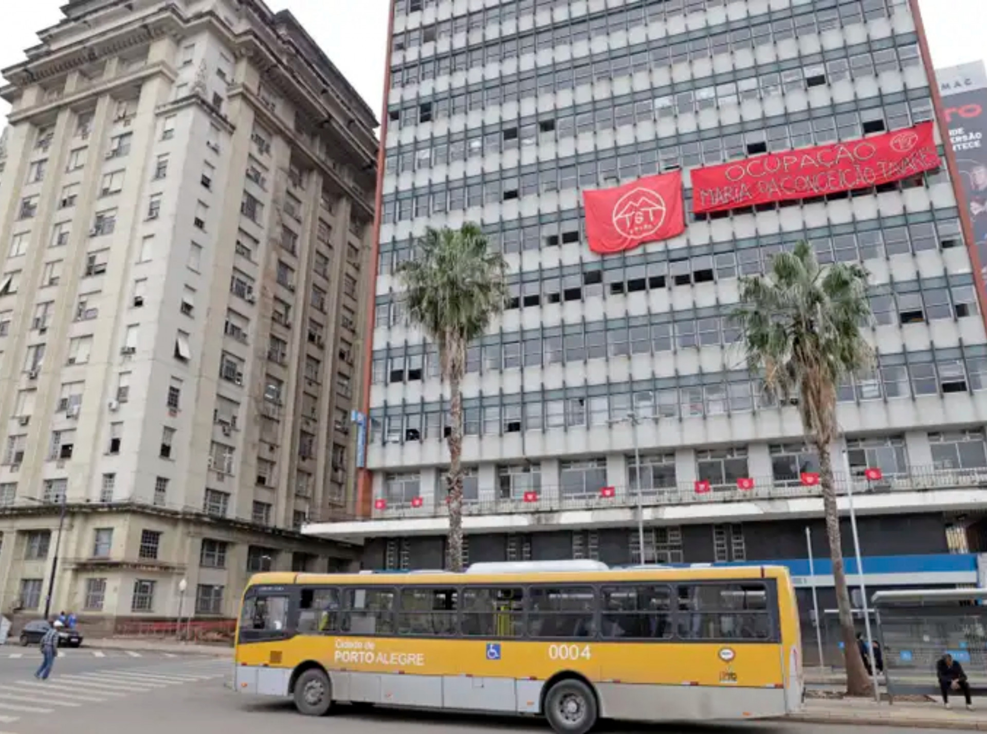 Edif&iacute;cio no Centro Hist&oacute;rico onde vivem fam&iacute;lias de ocupa&ccedil;&otilde;es do MTST - Bruno Peres/Ag&ecirc;ncia Brasil