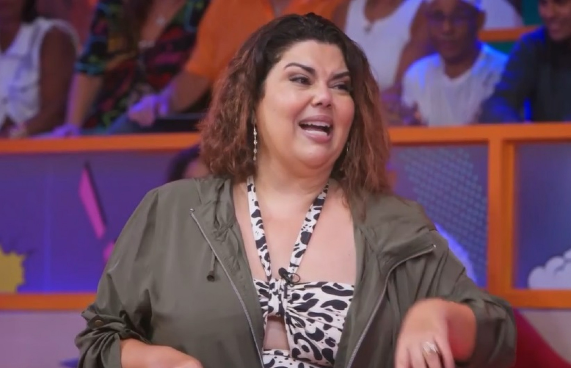 Fabiana Karla faz revelação íntima durante o 'Quem Não Pode Se Sacode' - Reprodução de vídeo