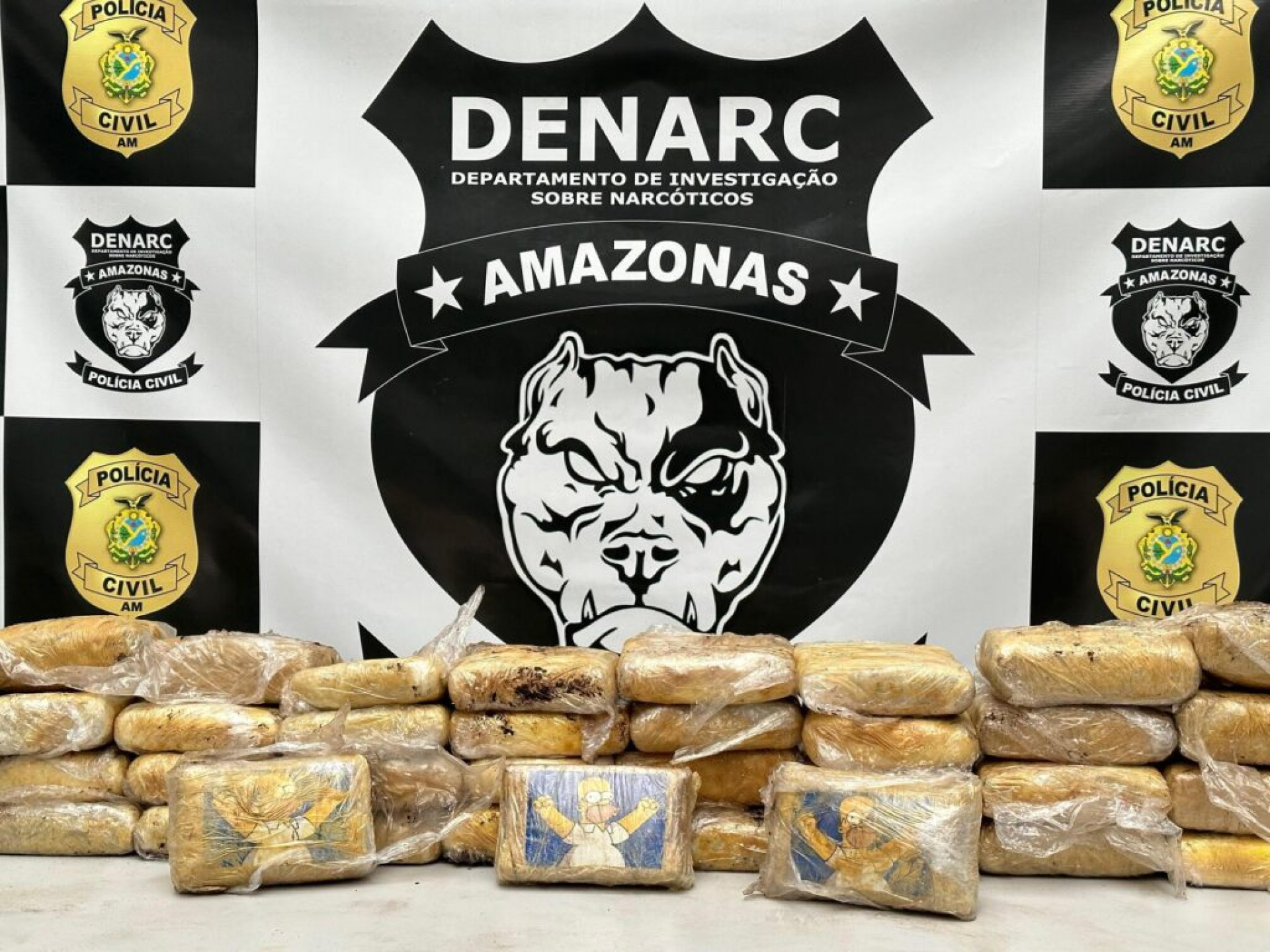 Maconha tipo skunk apreendida pelo DENARC do Amazonas - Luana Nascimento/PC-AM