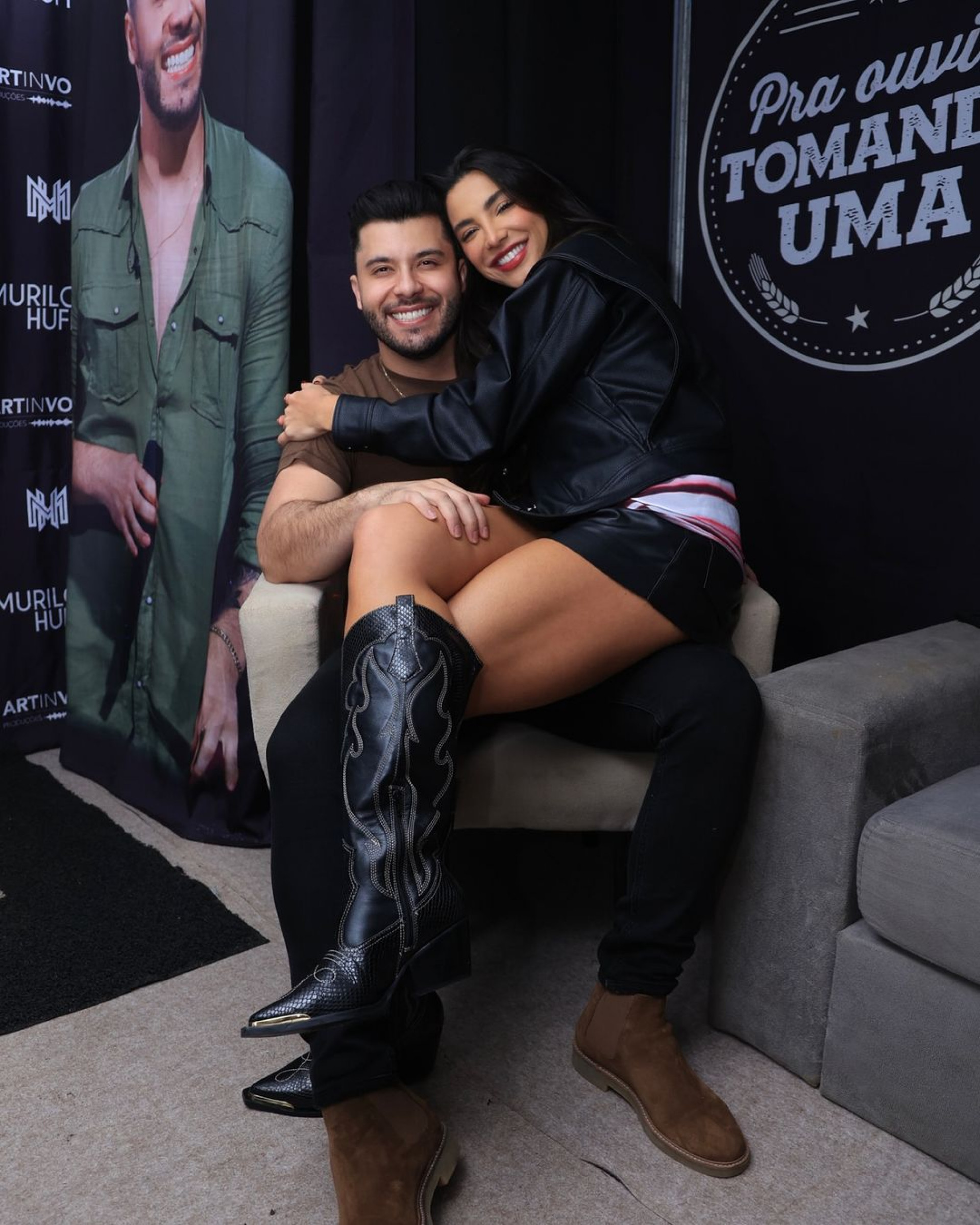 Murilo Huff comemora um ano de namoro com Gabriela Versiani - Reprodução