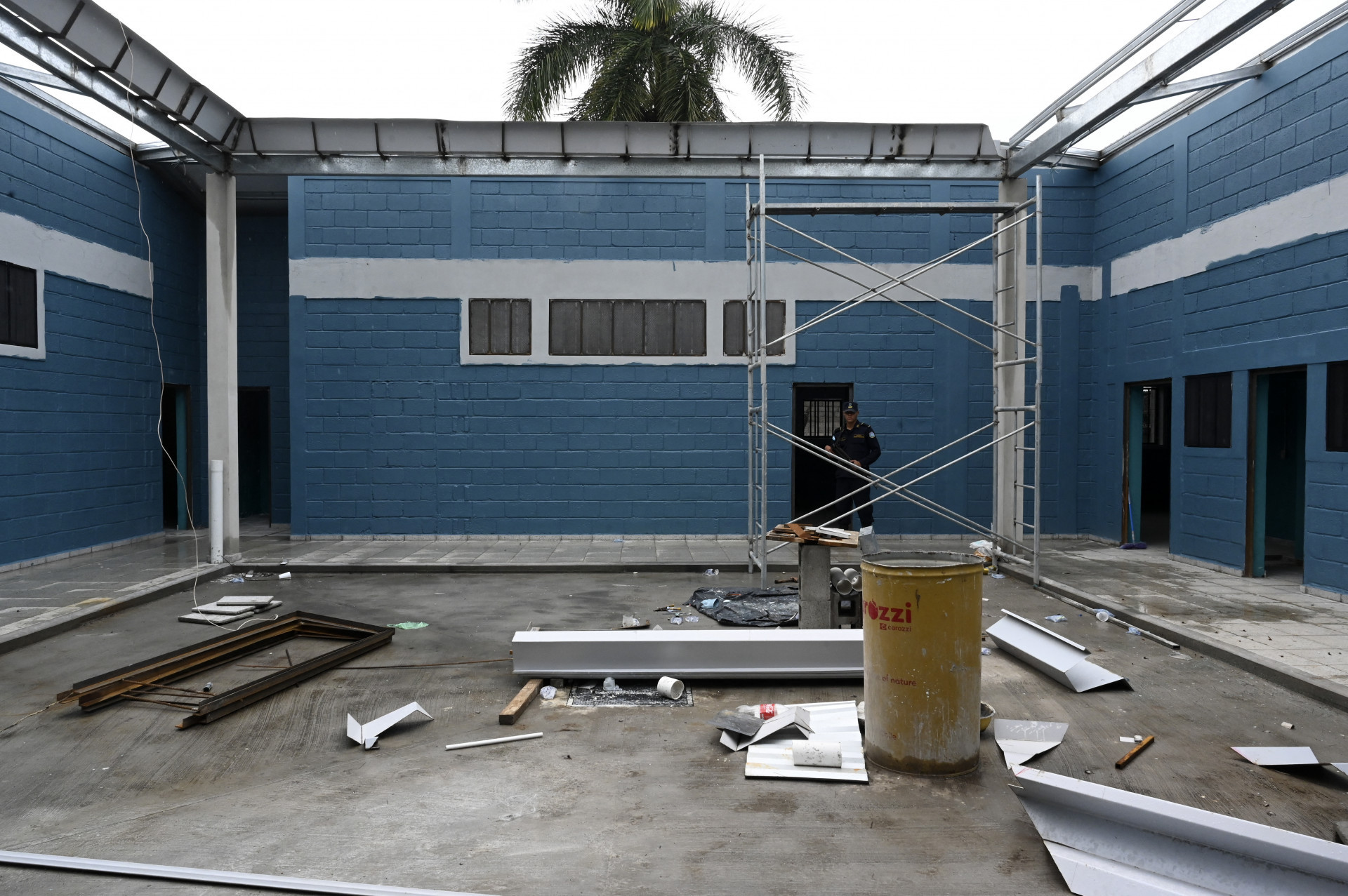 Penitenciária Nacional Feminina de Adaptação Social (PNFAS), em Támara, Honduras - Orlando Sierra / AFP