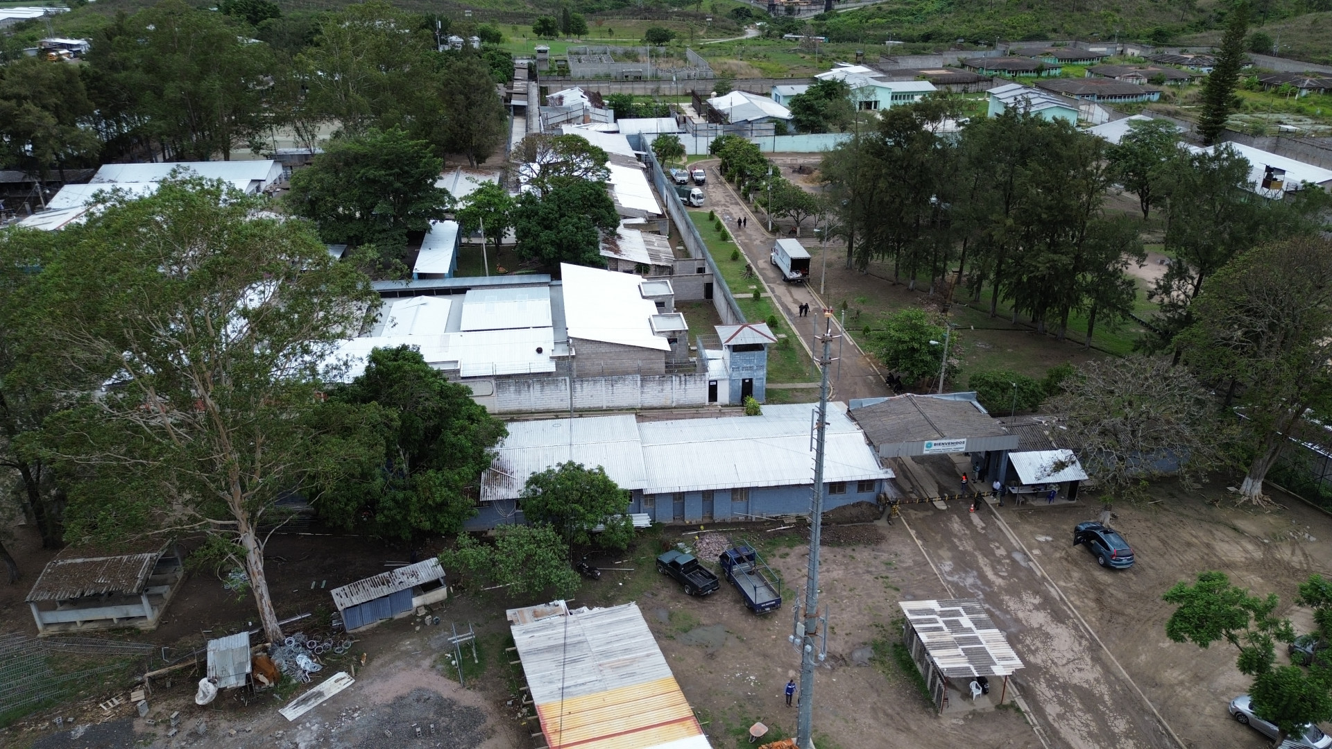 Penitenciária Nacional Feminina de Adaptação Social (PNFAS), em Támara, Honduras - Jorge Cabrera / AFP