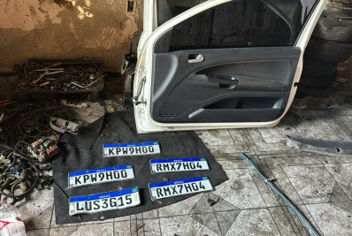 PM encontra desmanche de veículos e dois suspeitos são presos em Nova Iguaçu