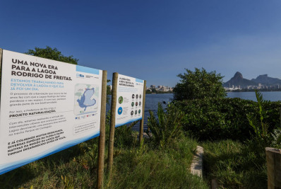 Projeto de naturalização da Lagoa Rodrigo de Freitas completa um ano