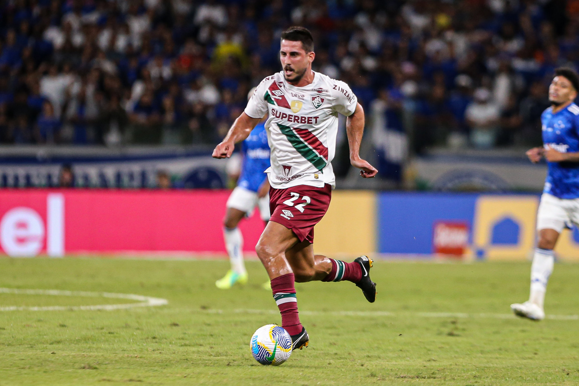 Gabriel Pires entrou em campo no jogo entre Cruzeiro e Fluminense - Marcelo Gonçalves/Fluminense