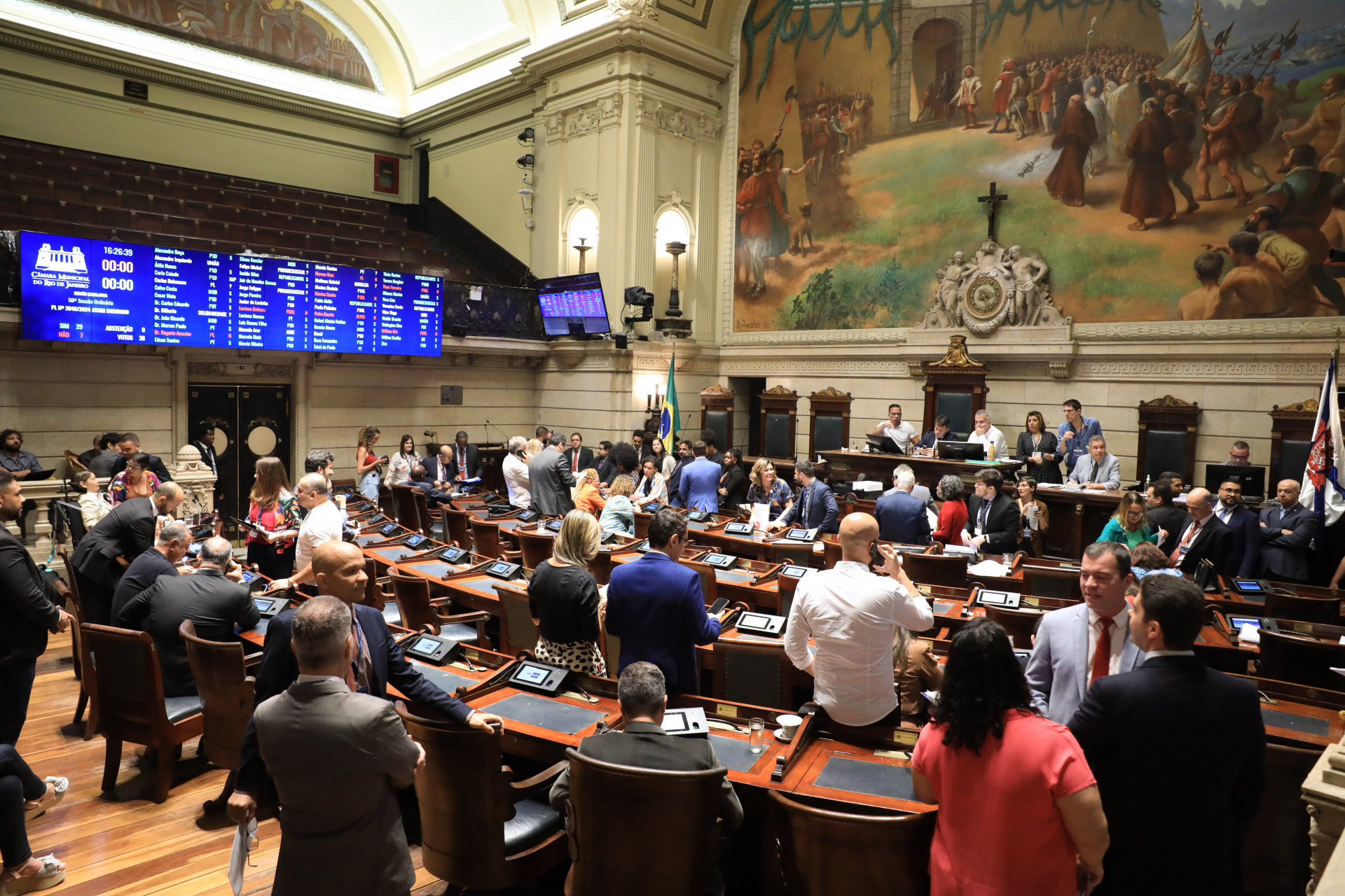 Câmara de Vereadores do Rio aprovam regulamentação de instrumentos previstos no Plano Diretor - Divulgação/Câmara Municipal do Rio