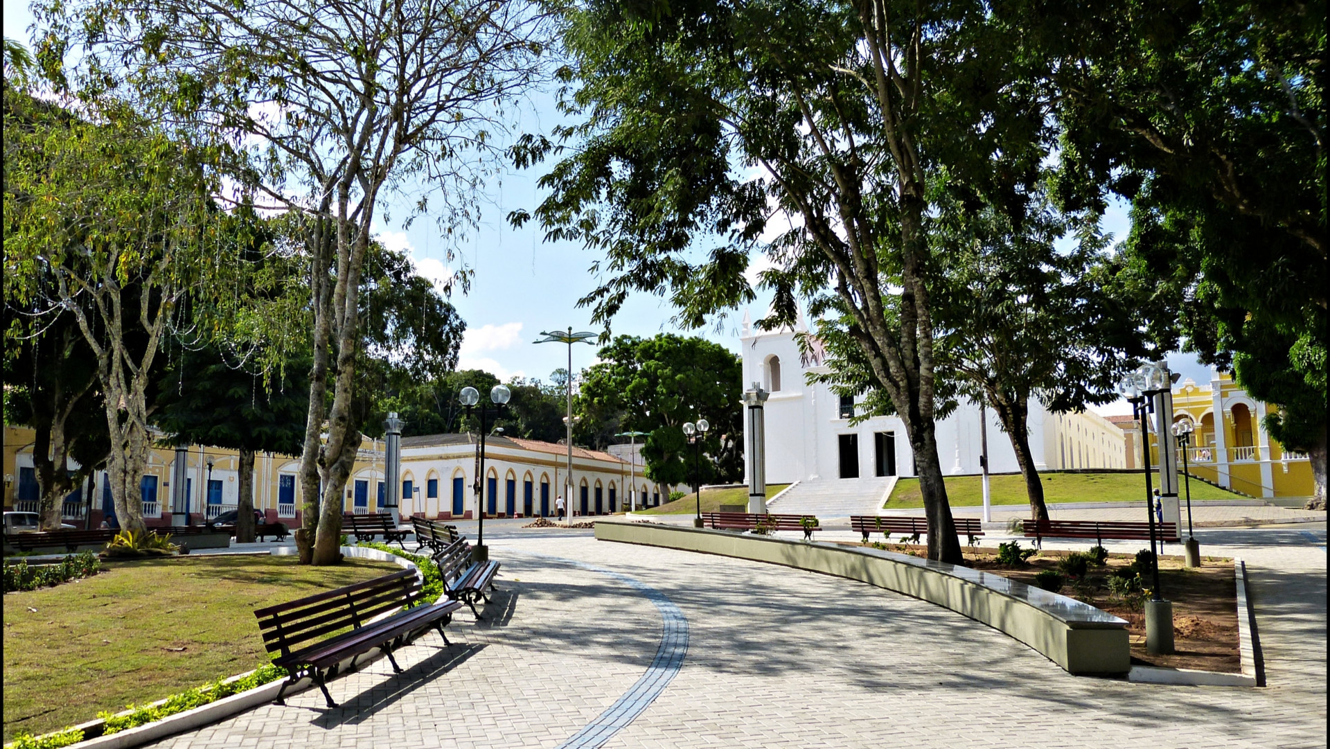 Praça Clóvis Beviláqua, palco da chacina em Viçosa do Ceará nesta quinta-feira (20) - Fernando Cunha / Flicker 