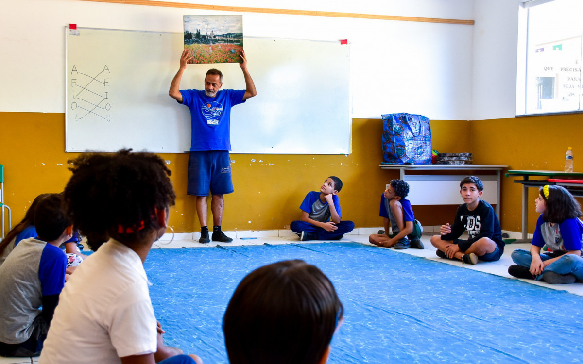 Escola Municipal Laudelina Bernardes recebeu o programa na última quarta (19)